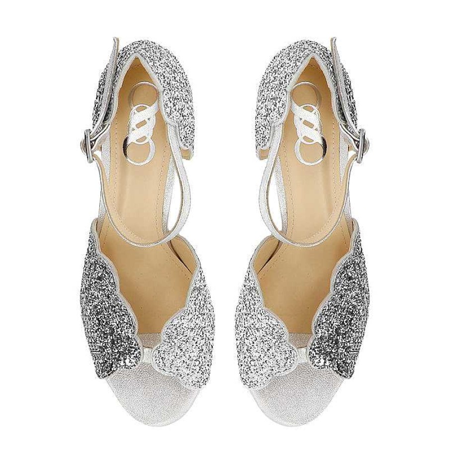 Chamberlan Miss Palmyre Silver Sandals | Marriage