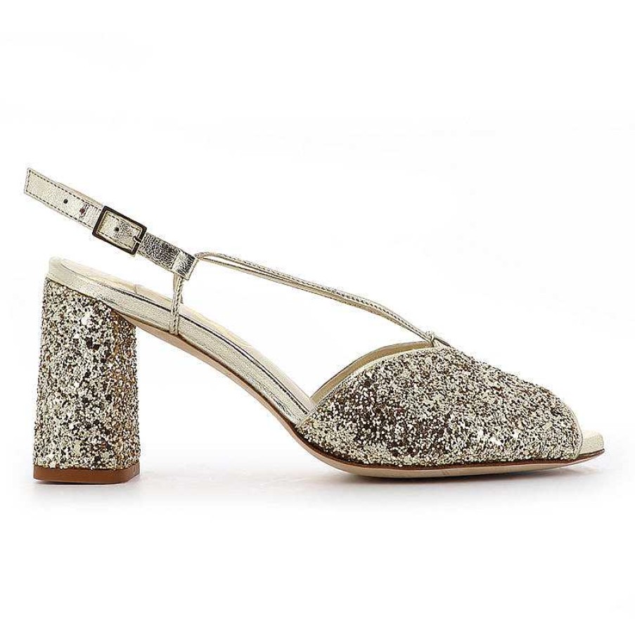 Chamberlan Eleonore Champagne Sandals | Shoes