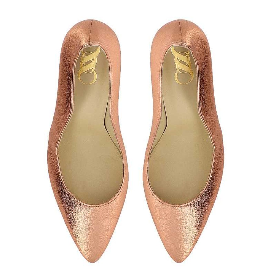 Chamberlan Burdigala Rose Gold Pumps | Marriage