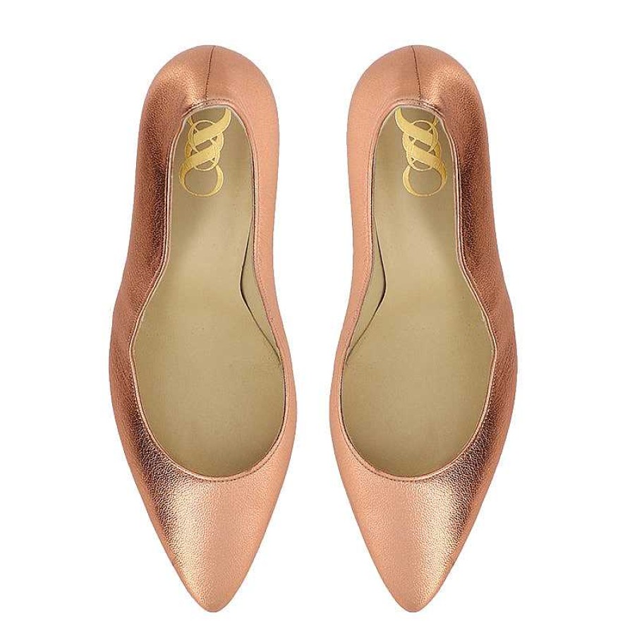 Chamberlan Burdigala Rose Gold Pumps | Shoes