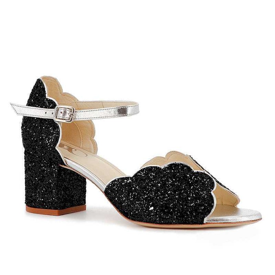 Chamberlan Miss Palmyre Black Sandals C'Est Noir | Shoes